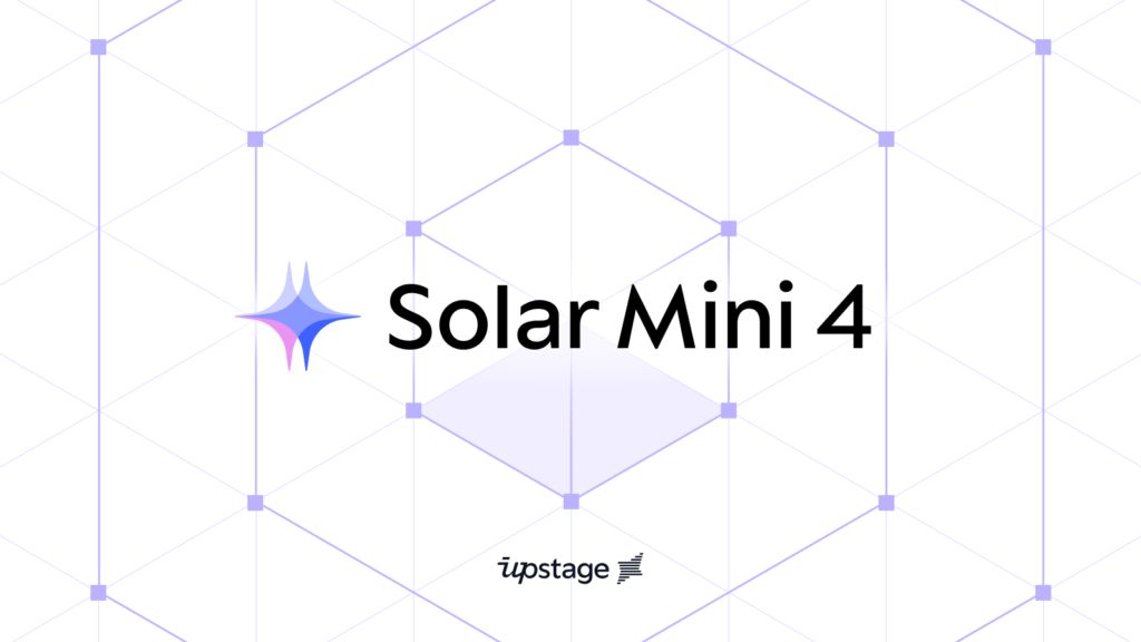 Solar Mini 4 announcement graphic from Upstage